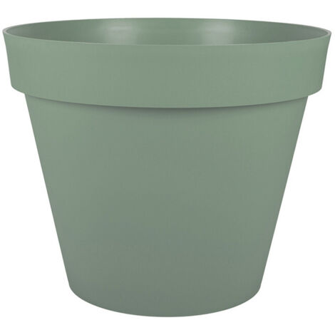 Pot rond Toscane Ø25cm 6L vert laurier - EDA Plastique