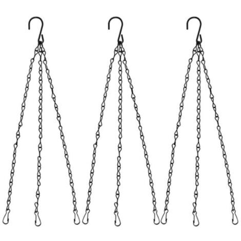 Pot suspendu à des Chaînes Pflanzenhänger les Chaînes Métalliques avec Clip et Crochet Paniers Corbeille,Jardinières,Vogelfutterspender,Cage à oiseaux,les Lanternes et les Ornements