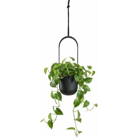 Pot suspendu AERA HANG, recyclé, anthracite, 17,9 cm