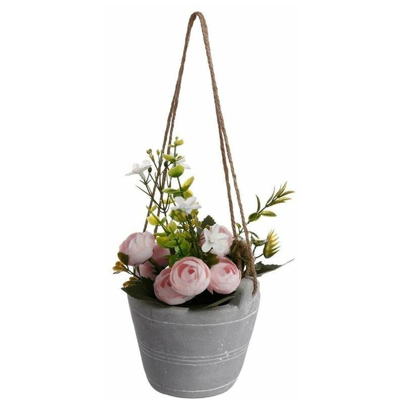 Silumen - Pot Suspendu de Roses 22.5 cm - Rose Vert|Gris