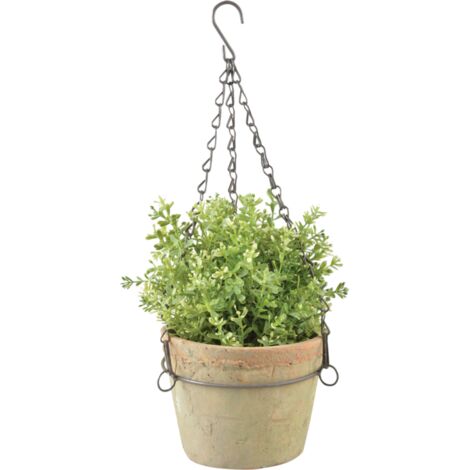 Pot suspendu en terre cuite 17 cm