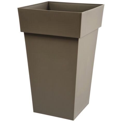 pot toscane  39x39x65 taupe