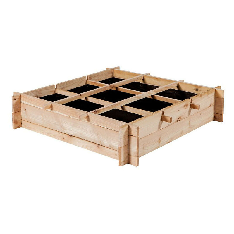 Olg France - Potager dôme en mélèze raboté