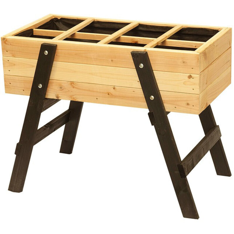 Potager en bois de pin Classe 3 sur pied Ventoux - 100x55x78cm