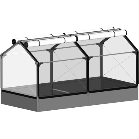 Potager premium avec serre et protection Veg Longueur 240 cm