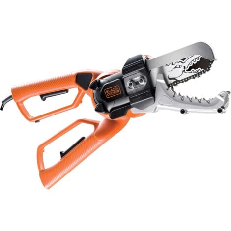 BLACK & DECKER Potatore elettrico a filo Alligator, 550W, 4,5 m/sec, guida di 10 cm BLACK+DECKER