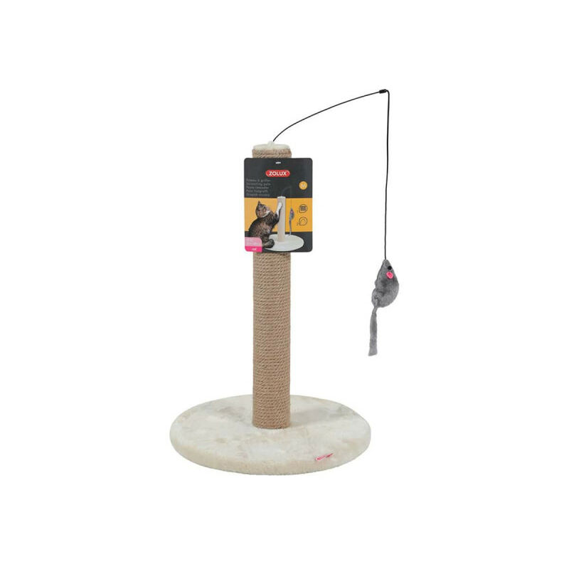 Poteau à griffer 48cm - Beige - 504048BEI - Zolux