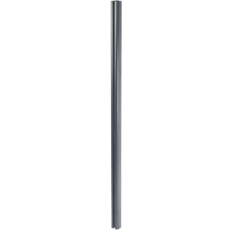 Poteau aluminium Sarthe-WPC clôture, poteau pilier, système enfichable  240cm, gris