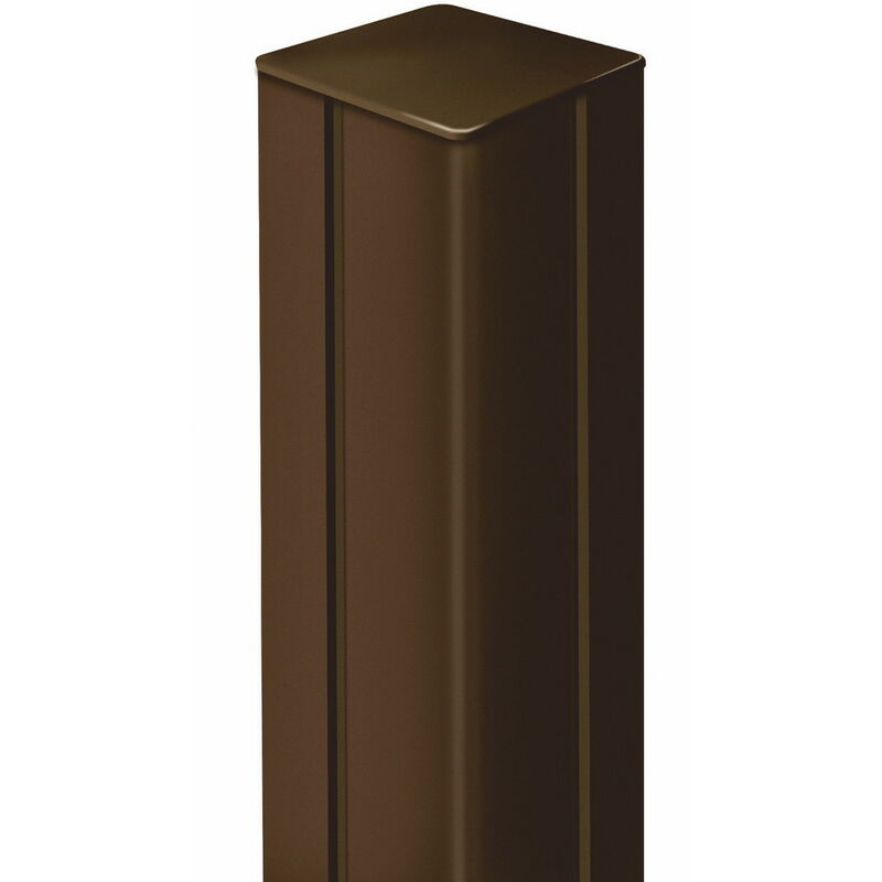 Poteau alupost pour panneaux décoratifs - 1,15 m - aluminium - Rouille - Nortene