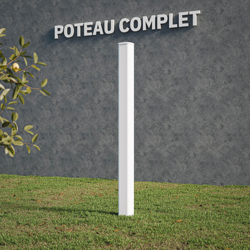 Poteau Complet PRO 180 cm - Blanc