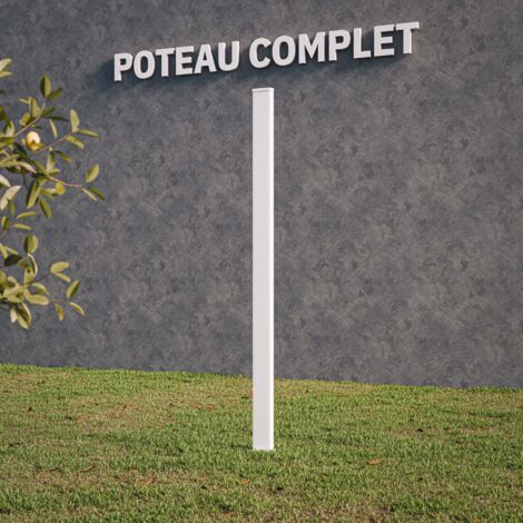 Poteau Complet SLIM 180 cm - Blanc