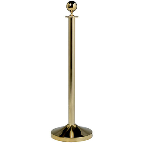 Poteau d'accueil - Ensemble complet Pied + Socle - 1 m - Securit