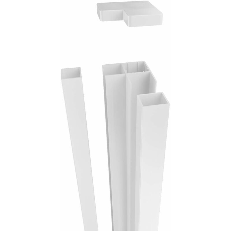 Poteau d'Angle slim 120 cm - Blanc