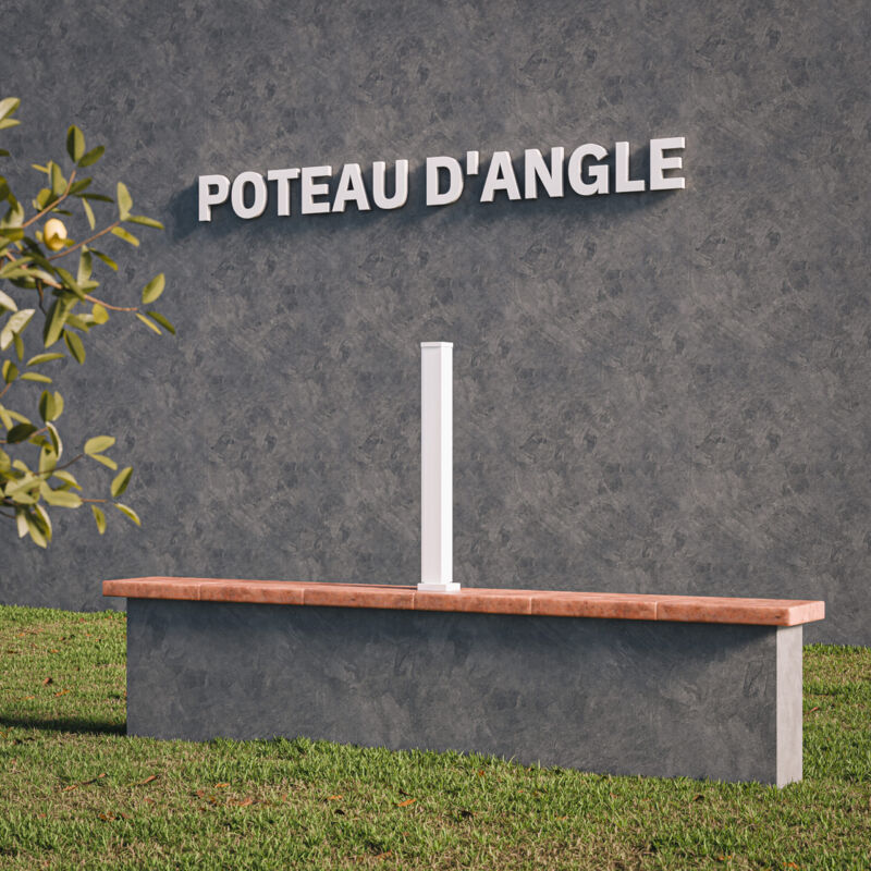 Poteau d'Angle slim 72 cm