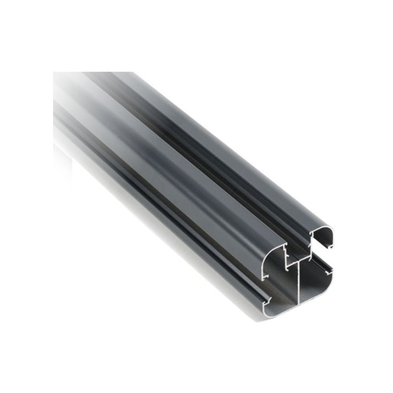 Poteau de clôture multifonctions larko 232 cm - Coloris - Gris anthracite ral 7016, Epaisseur - 7,5 cm, Largeur - 7.5 cm, Longueur - 232 cm