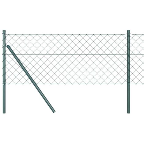 Poteau de clôture. Vert 10 x 0,8 m (maillage 60 x 60 mm)