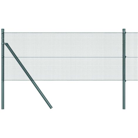 Poteau de clôture. Vert