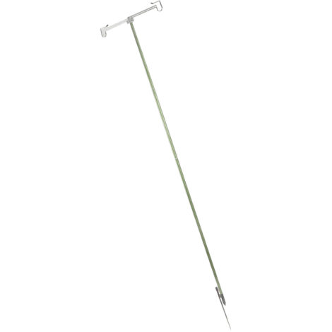 Poteau de Lampe de Camping Pliable en Alliage d'Aluminium Léger avec Sac de Rangement pour Pique-nique et Randonnée