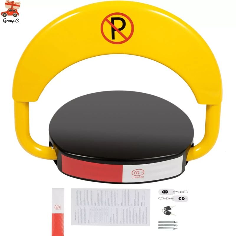 Poteau de parking télécommandé contre la pression - Verrouillage automatique de place de stationnement IP67 - Anti-pouls à 180° - Avec 2