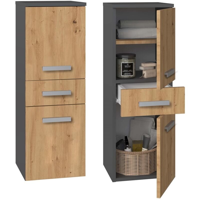 Poteau de salle de bain Nel V DDS ANTHRACITE ARTISAN