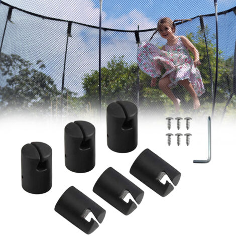 Poteau de Support en Plastique pour Trampoline à Anneau Plat Acier