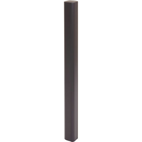 main image of "Poteau aluminium Sarthe-WPC clôture, poteau pilier, système enfichable ~ 240cm, gris"