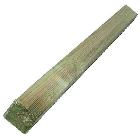 Poteau en bois carré 210 cm – Pin imprégné en autoclave – 7 cm x 7 cm – Résistant aux intempéries – Pour supports de clôture – Blinky