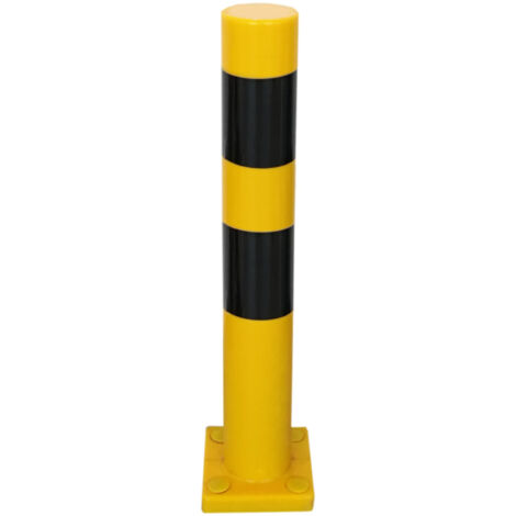 Poteau en Polyuréthane Noir/Jaune ( Prix pour 1 )