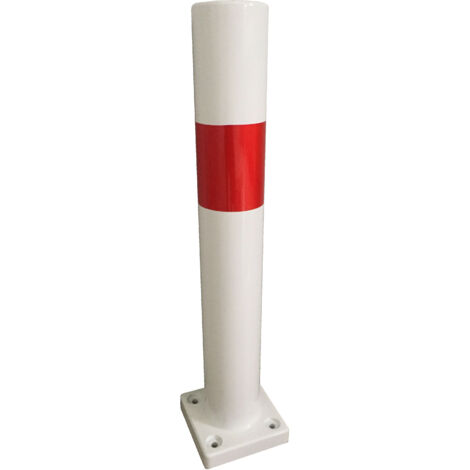 Poteau en Polyuréthane Rouge, blanc ( Prix pour 1 )