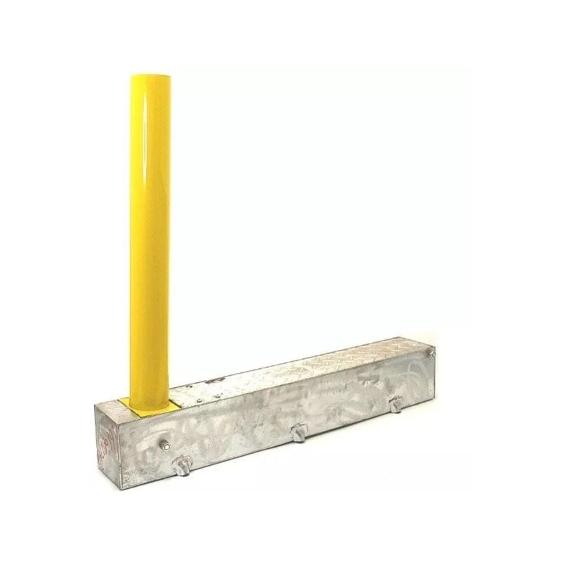 Poteau escamotable de stationnement - 620FA-Y jaune rabattable