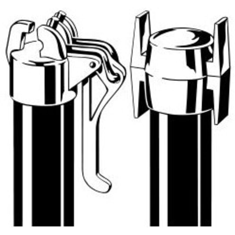 Poteau fil à linge vert (Par 6)