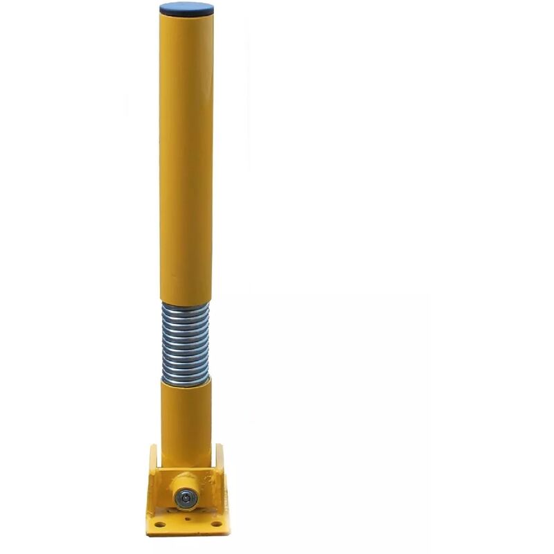 Poteau flexible rabattable 610FLEX-Y jaune (clefs distinctes) serrure intégrée