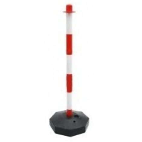 Poteau Pour Chaîne À Plastique 90 Cm Double Crochets 1720100 - OUTIFRANCE