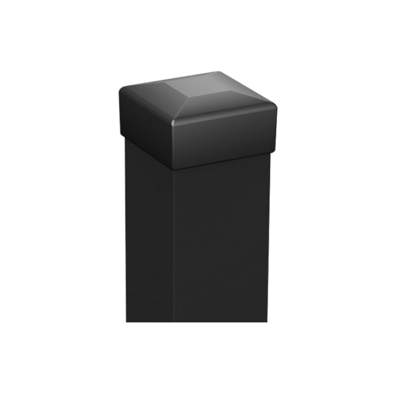 Poteau pour clotûre 5x5x 200 galvanisé et thermolaqué