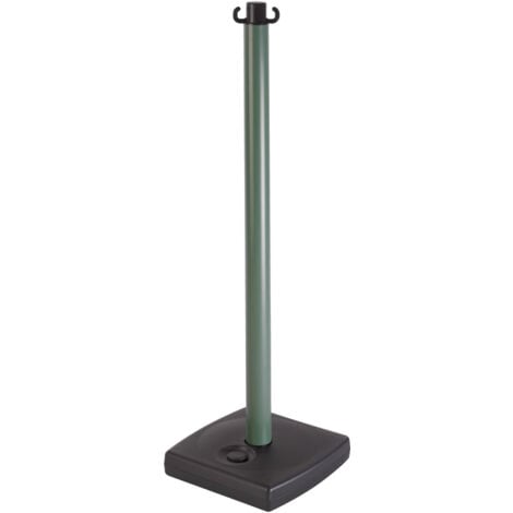 Poteau PVC Bronze sur socle à lester 4kg - 2001120 - vert bronze