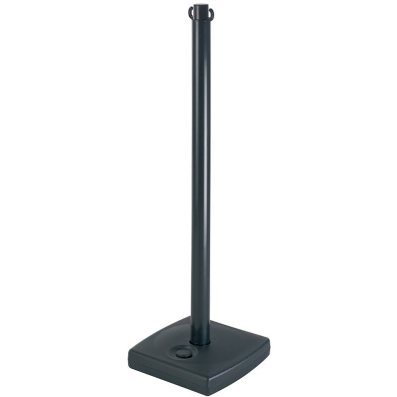 Novap - Poteau pvc Noir sur socle à lester 4kg - 2001113