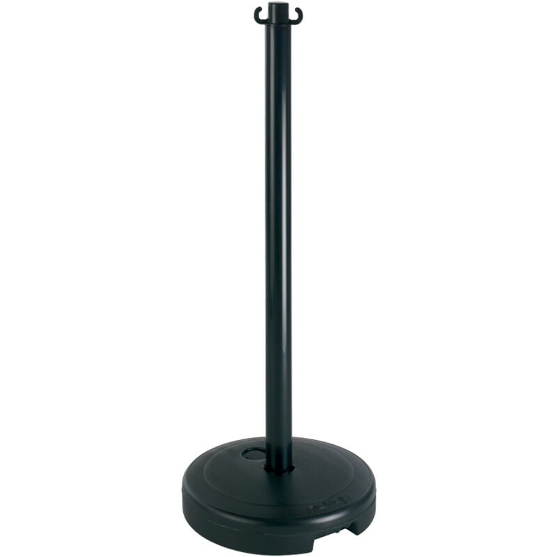 Novap - Poteau pvc Noir sur socle à lester 9kg - 2001731