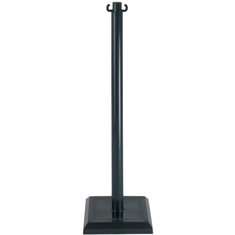 Novap - Poteau pvc Noir sur socle lesté 3kg - 1000117