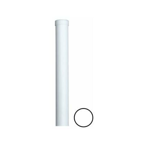 Poteau Rond Blanc - Diamètre 48mm - 1,90 mètre
