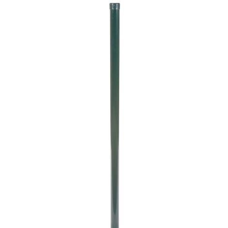 Poteau rond vert 48mm – Acier thermolaqué – Hauteur 1,50 m – Pour panneaux rigides FILIACLOS – Vendu à l'unité