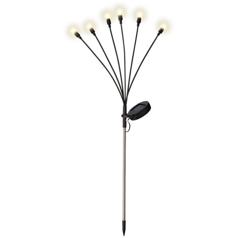 Poteau Solaire Avec Lumière Fixe Pour Plantes Et Jardin 898736