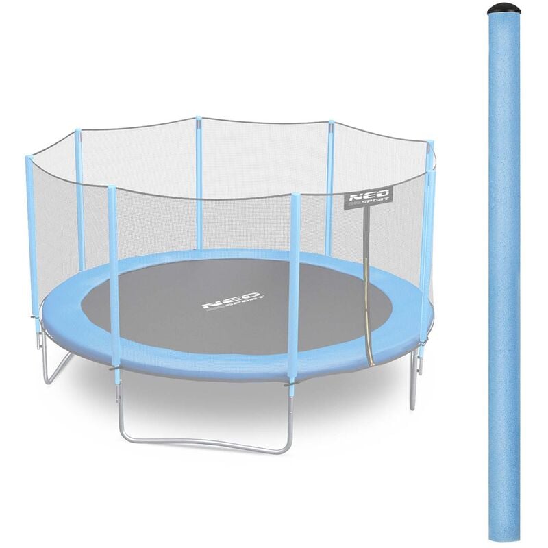 Poteau supérieur pour trampoline avec filet extérieur 8-15 pi bleu Neo-Sport