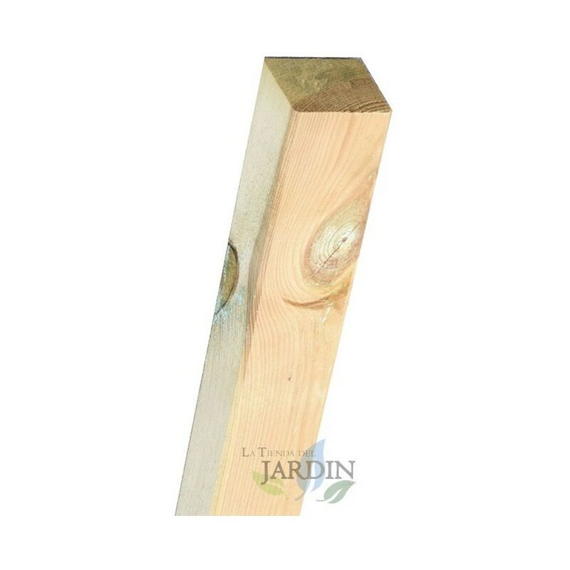 Suinga - Poteaux bois carrés 9 x 9 cm, hauteur 100 cm