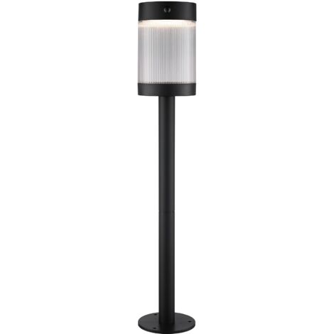 Potelet COUPAR Solar Aluminium Noir, H.80  IP44  SolarLed /Nordlux  Extérieur