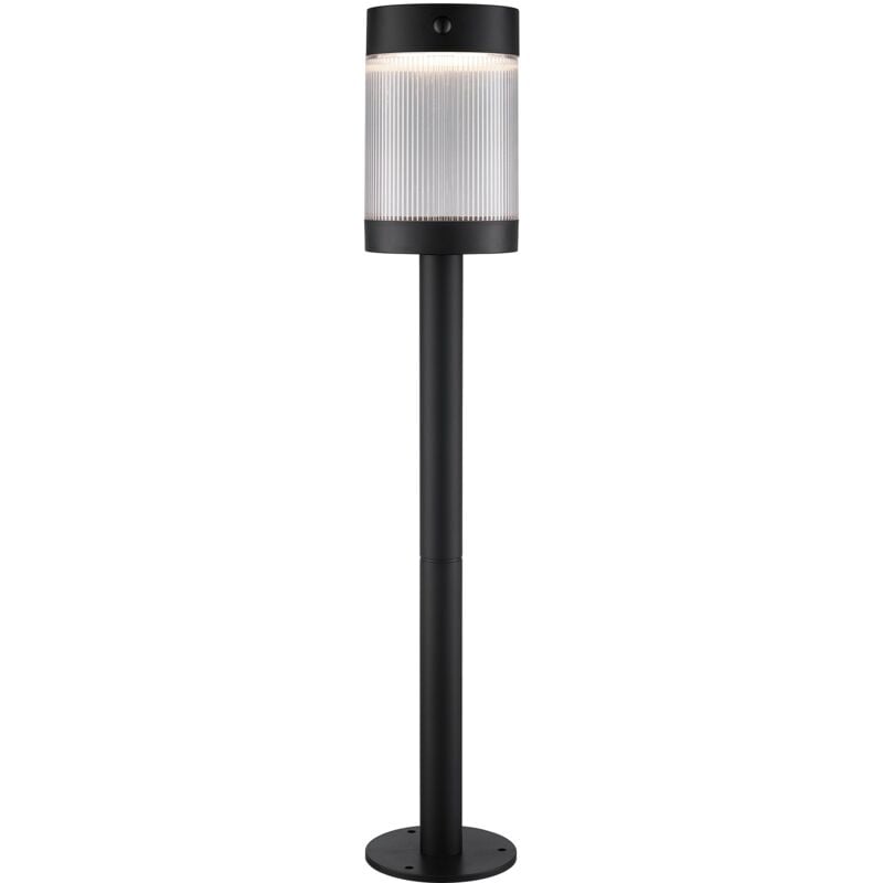 Potelet coupar Solar Aluminium Noir, H.80 IP44 SolarLed / Nordlux Extérieur