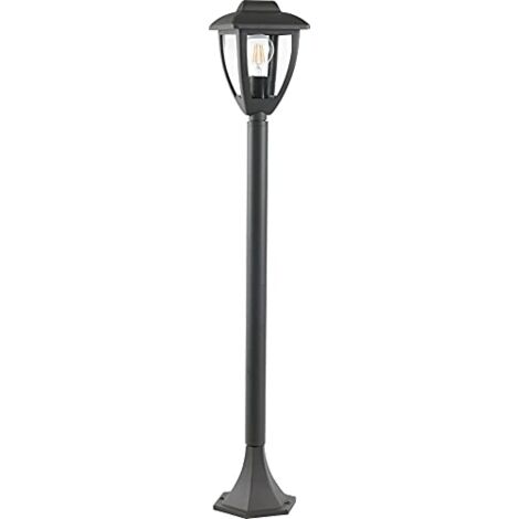 Potelet extÃ©rieur 100cm E27/10W max ROBIN - Anthracite