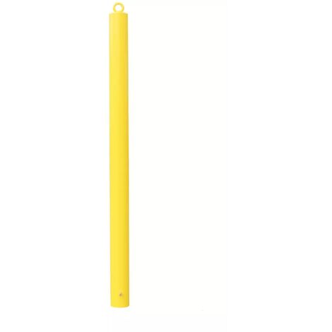 Potelet fixe à sceller 900SP-76-Y JAUNE avec barre d'ancrage et oeillet