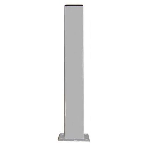 Potelet Hauteur 1200mm Section 100X40 Avec Platine Inox