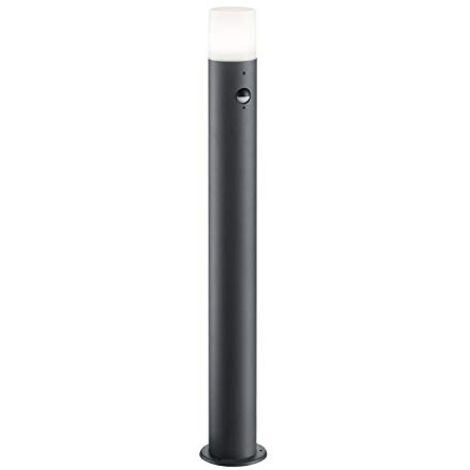 Potelet led 1xe27 max 28w detecteur de mouvement anthracite hauteur 80cm - trio - hoosic 50216281 50216281 50216281 50216281 50216281