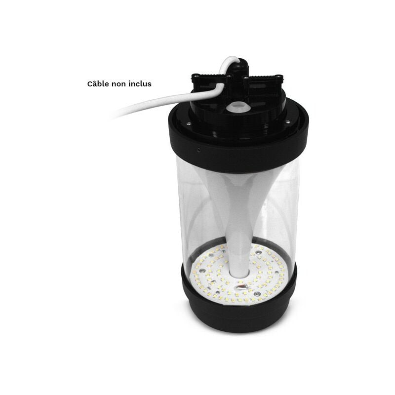 Potelet led nolana - 15W cct Miidex Lighting cct - hauteur-45-cm